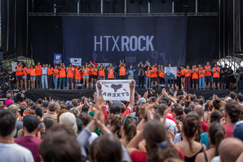 Hatortxu Rockeko amaiera ekitaldiaren irudia. 