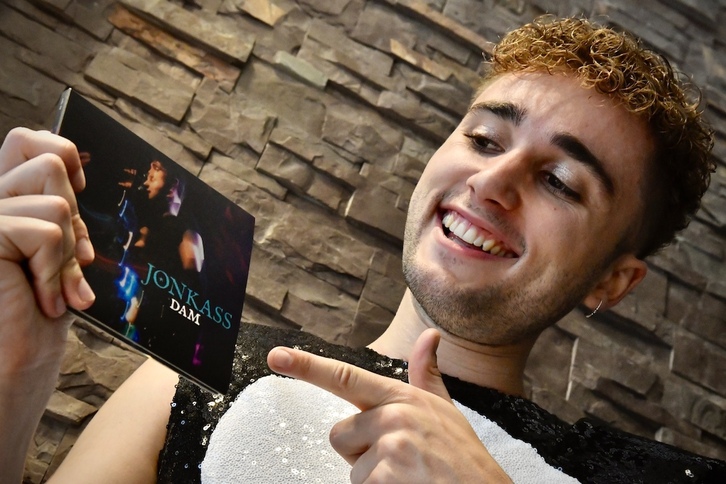 Jon Castañeda, Jonkass, astearte honetako aurkezpenean.