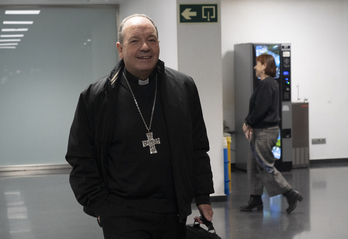 Juan Carlos Elizalde el pasado mes de diciembre, en la reunón del patronato de la Fundación Memorial 3 de Marzo.